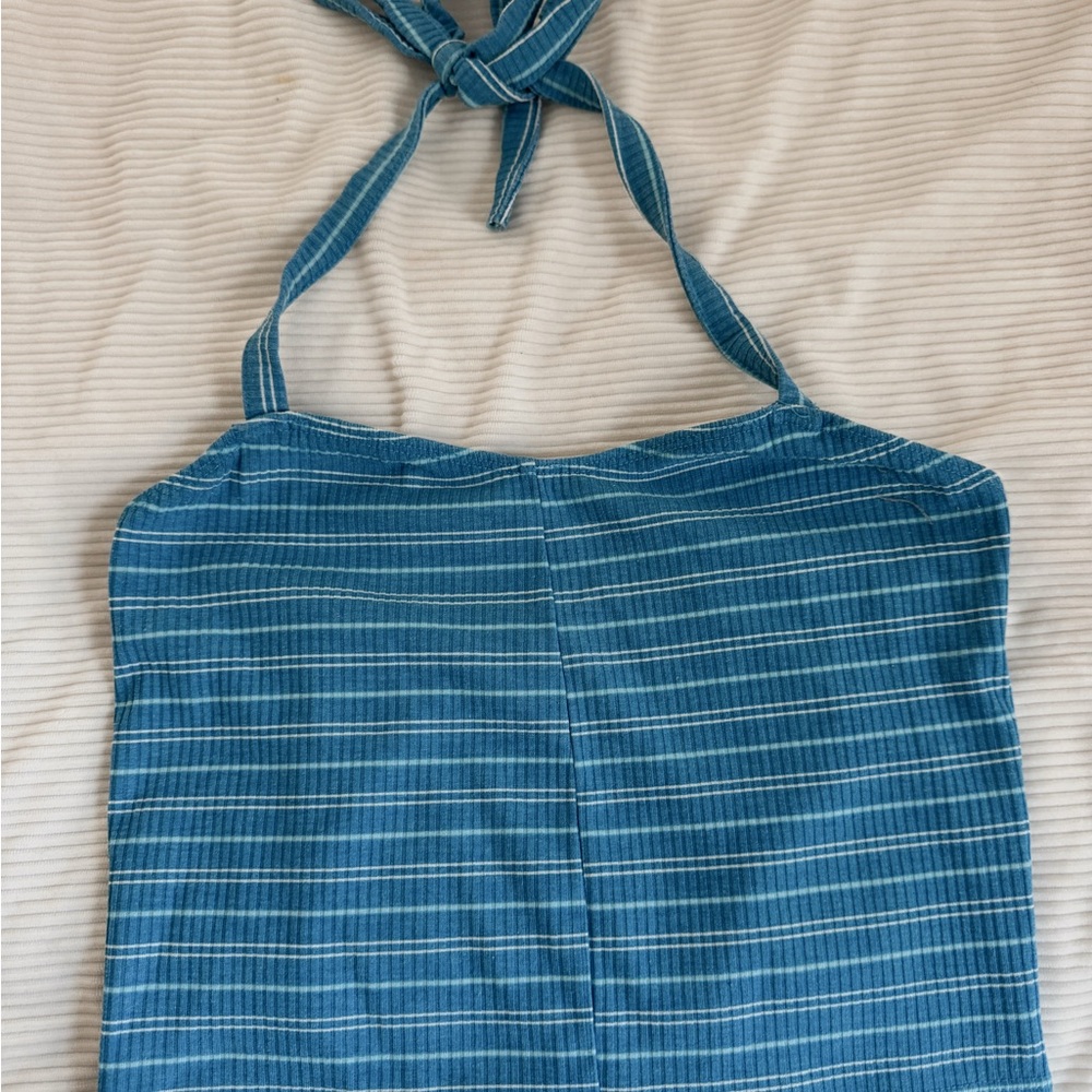 PacSun Blue Striped Top